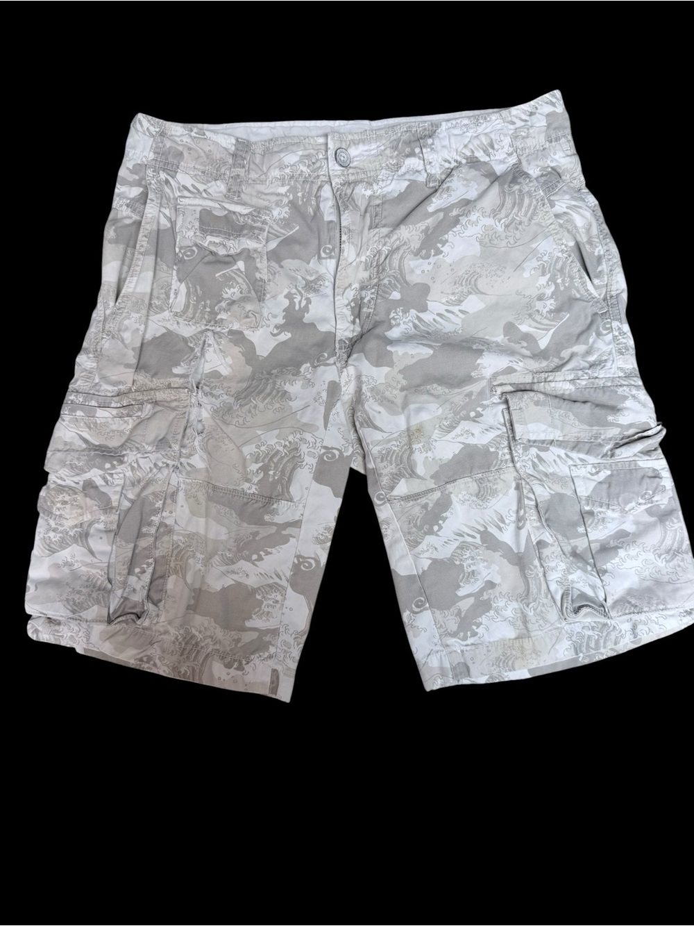 Y2K DIESEL Wave Camouflage Cargo Shorts